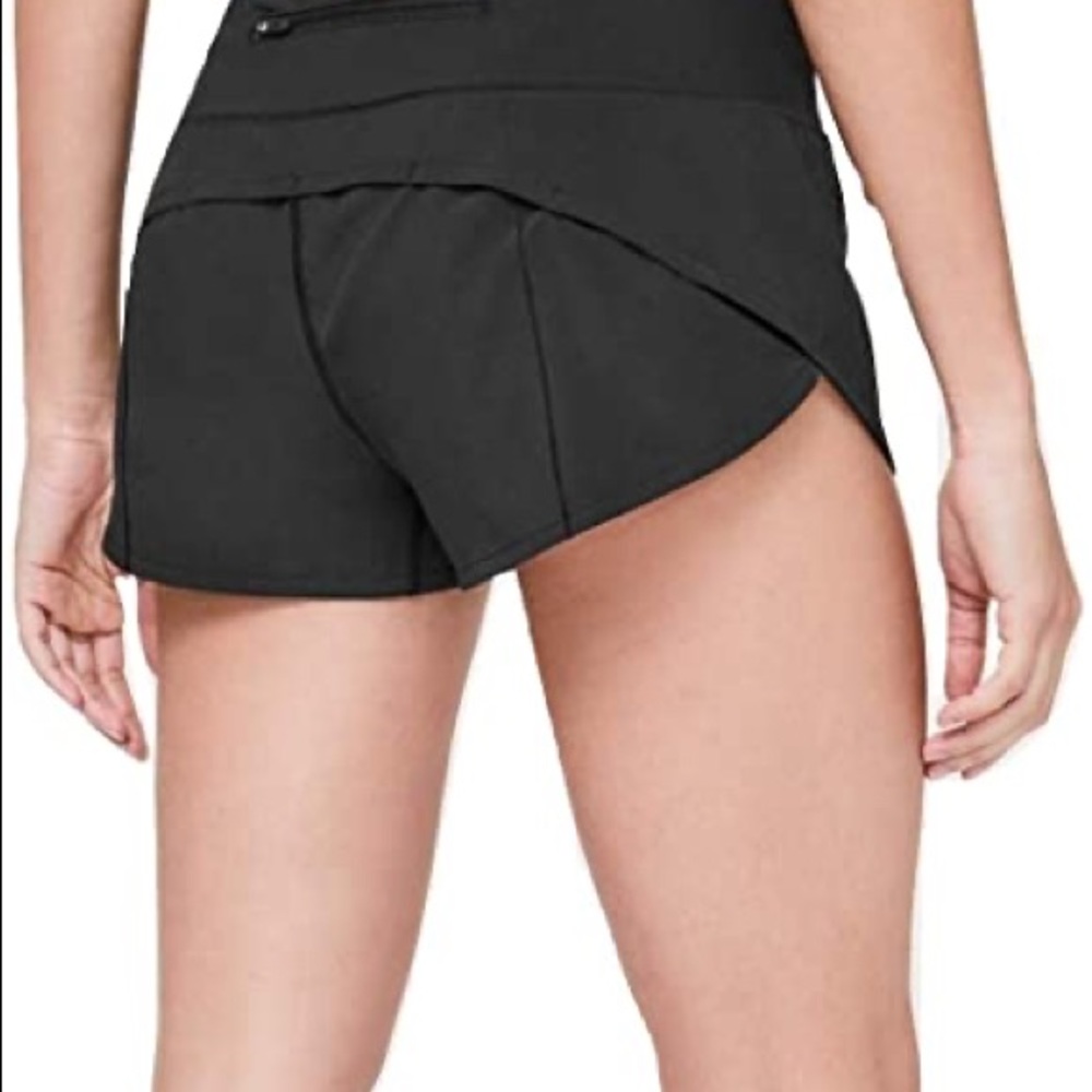 Lululemon Black Speed up Hotty Hot Shorts - Picture 2 of 8